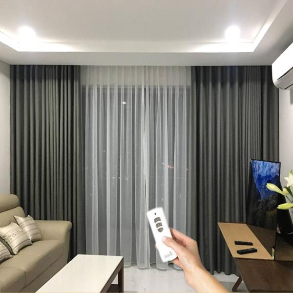 Rèm vải tự động - rèm vải động cơ giá rẻ