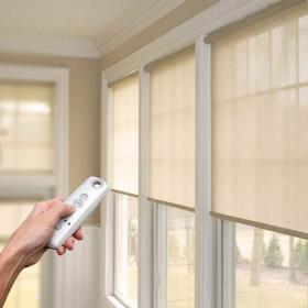 Rèm cuốn tự động - rèm cuốn động cơ giá rẻ