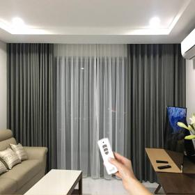 Rèm vải tự động - rèm vải động cơ giá rẻ